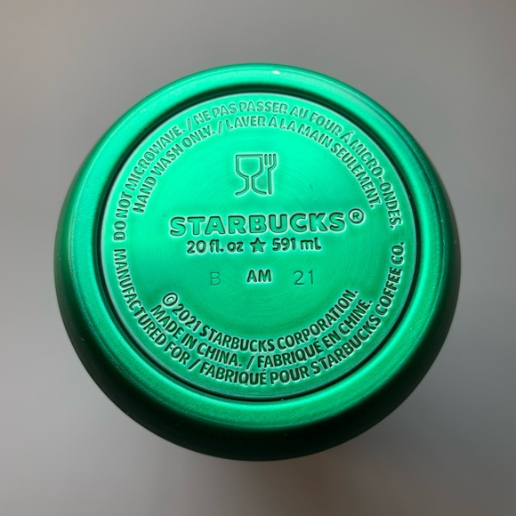 Starbucks Green & Black Gradient Vacuum-Insulated Stainless Steel Water Bottle! - Picture 4 of 7